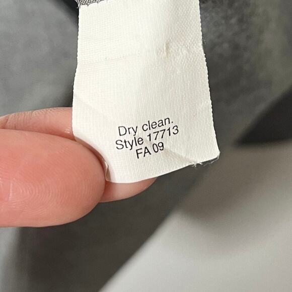 J. Crew Factory Women's Classic Mini Skirt 8 Gray 17713 Wool Blend Pockets Lined - Picture 6 of 6